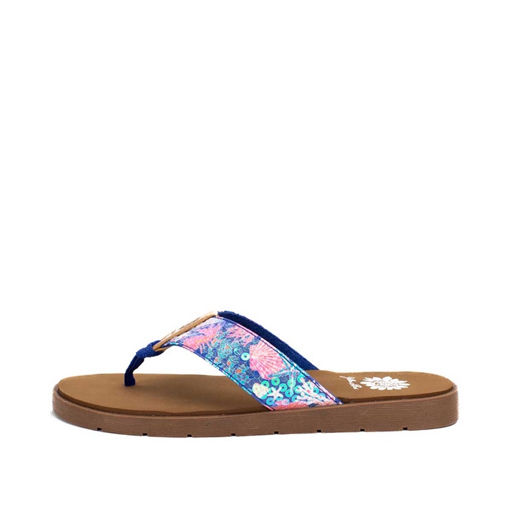 Yellow box  Faintly purple  FLIP FLOP SANDAL medium width New in boxFIRM PRICE